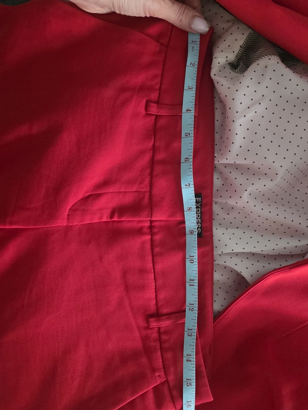 Express Women Vibrant Red Suit - Picture 10 of 12